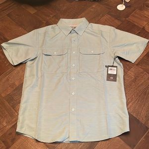 Mountain Hardwear-Canyon Short Sleeve Shirt-Light Green-Small